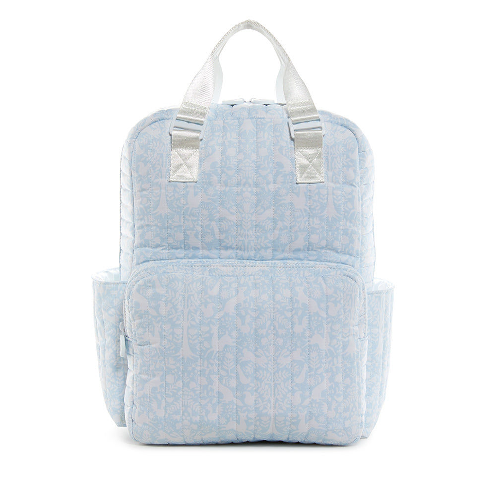 QUILTED ALL YOU NEED BAG - WOODLAND BLUE