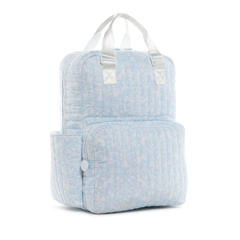 QUILTED ALL YOU NEED BAG - WOODLAND BLUE