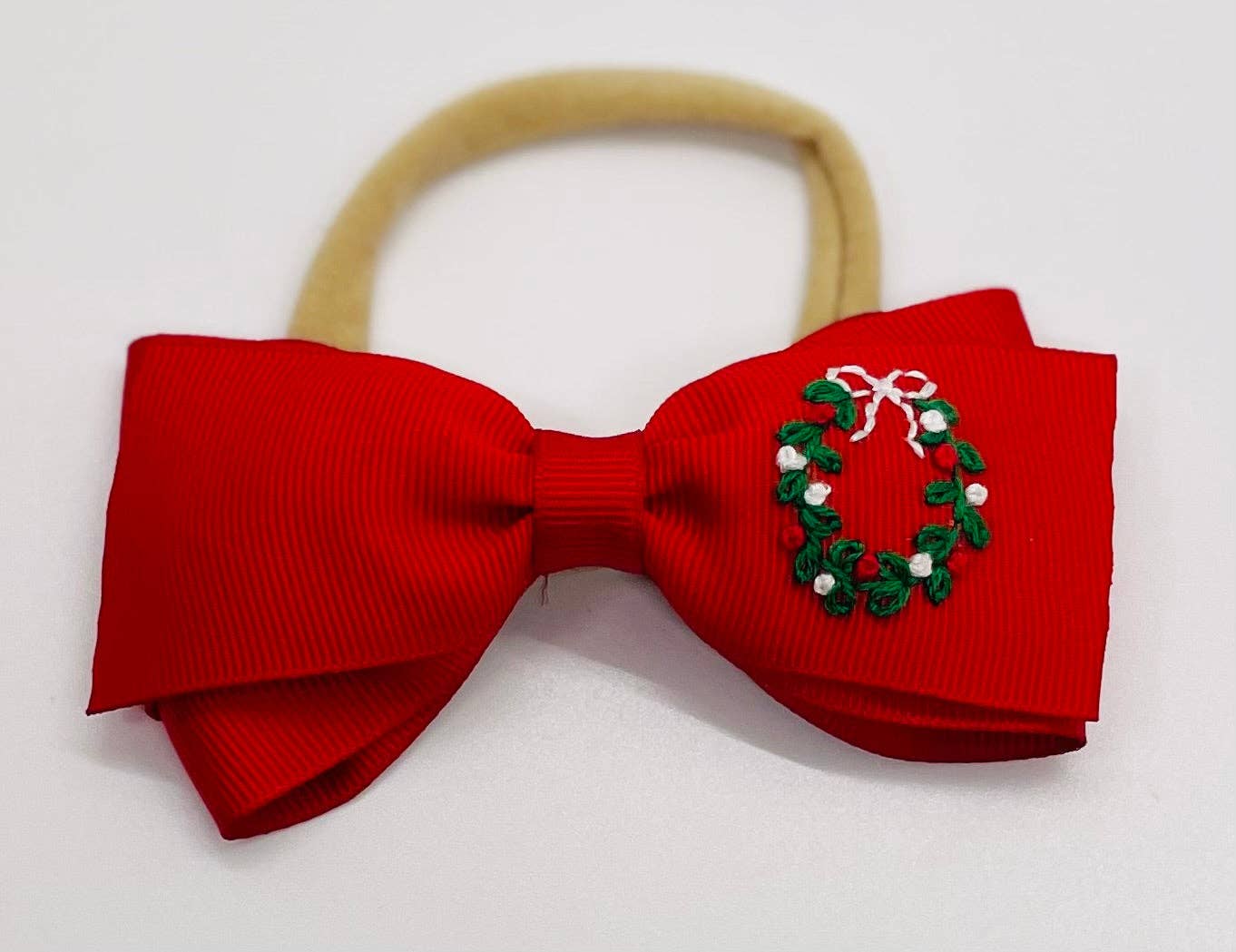 Christmas Wreath Baby Headband