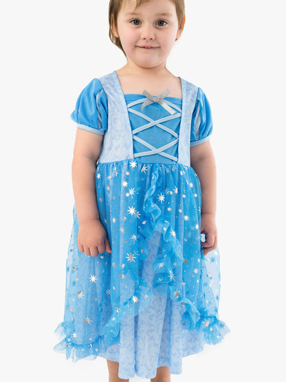 Wholesale SoftSnooze™ Girls Crystal Blue Princess Bow Dress-Up Nightgown