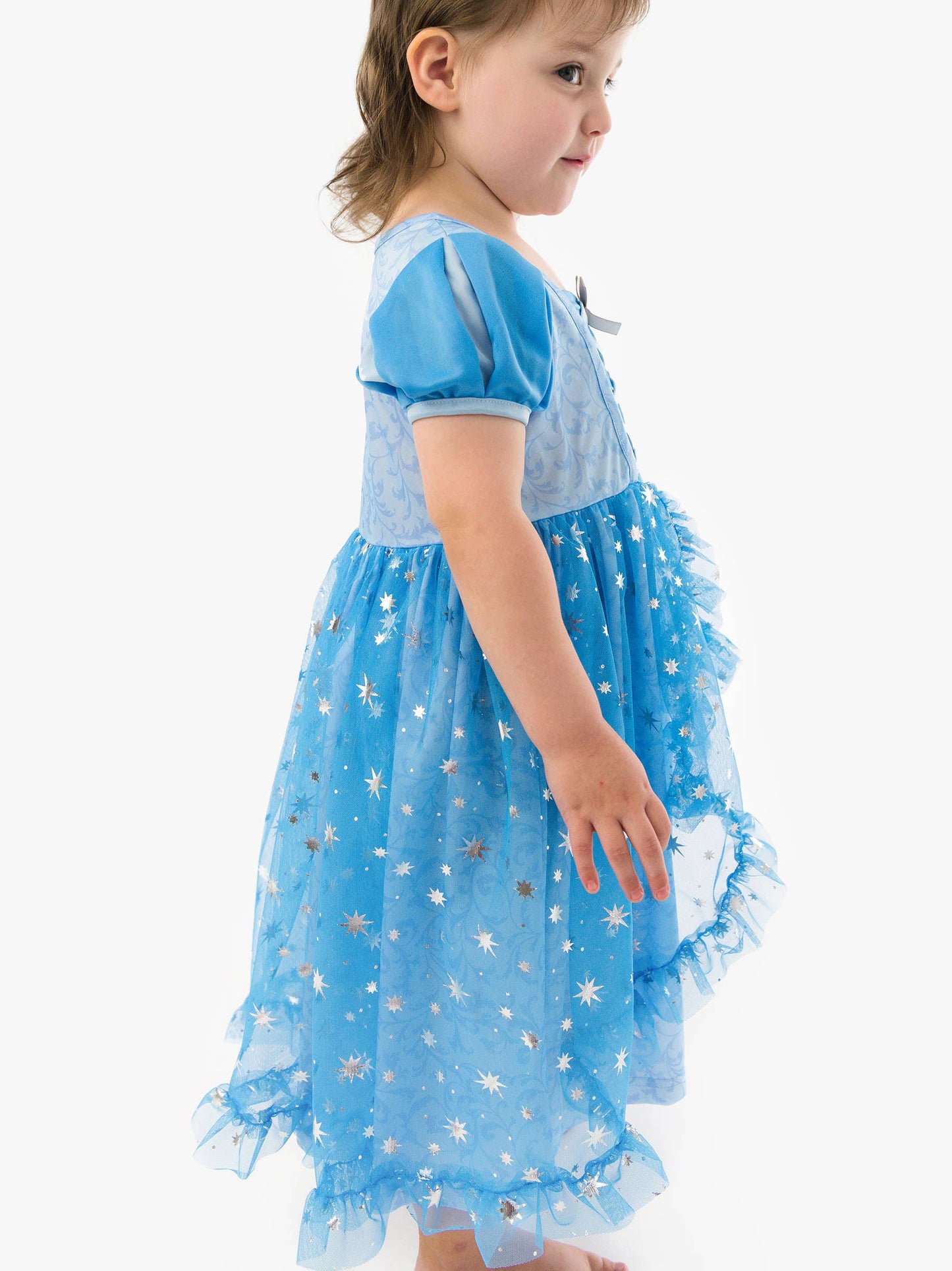 Wholesale SoftSnooze™ Girls Crystal Blue Princess Bow Dress-Up Nightgown