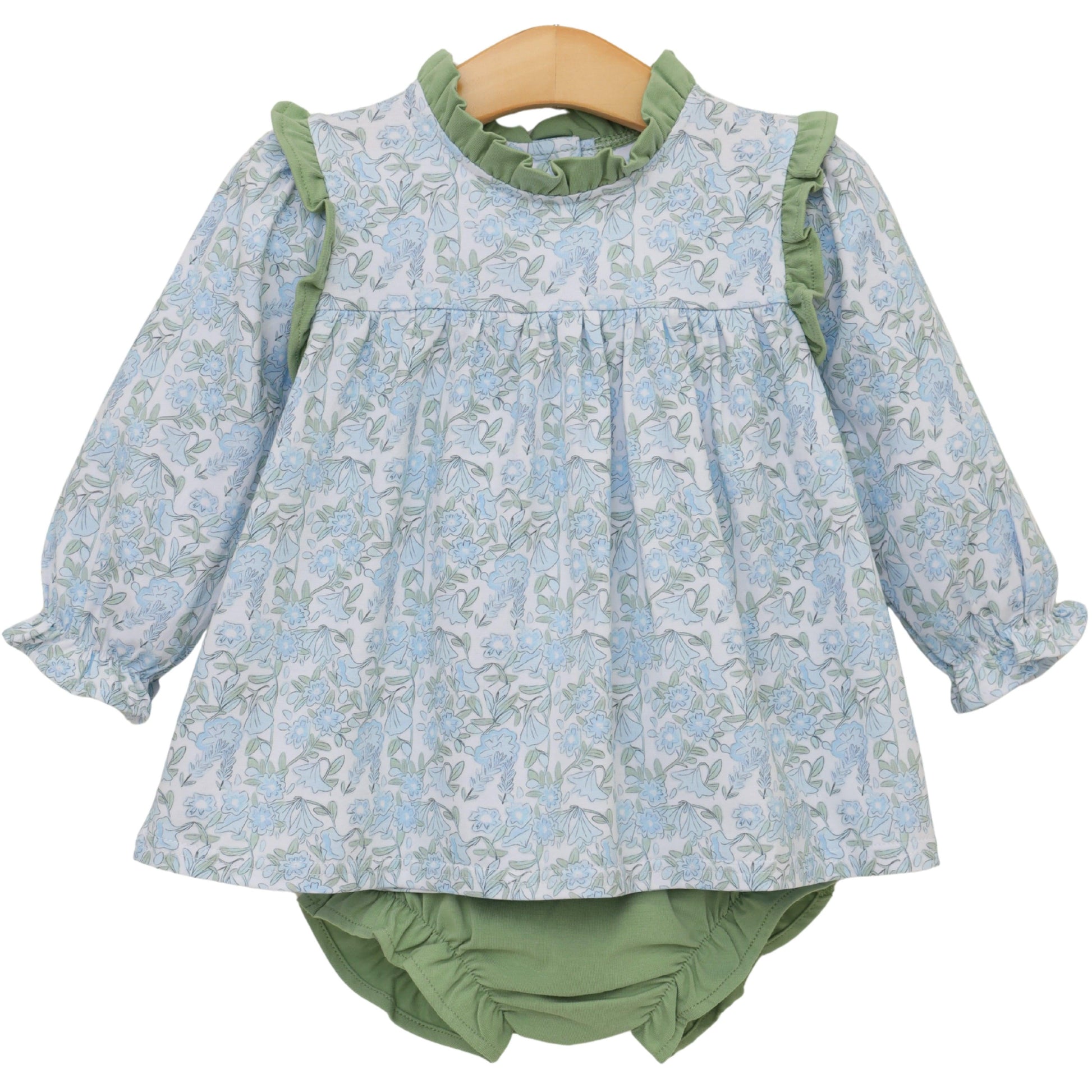 Basin Floral Hallie Diaper Set