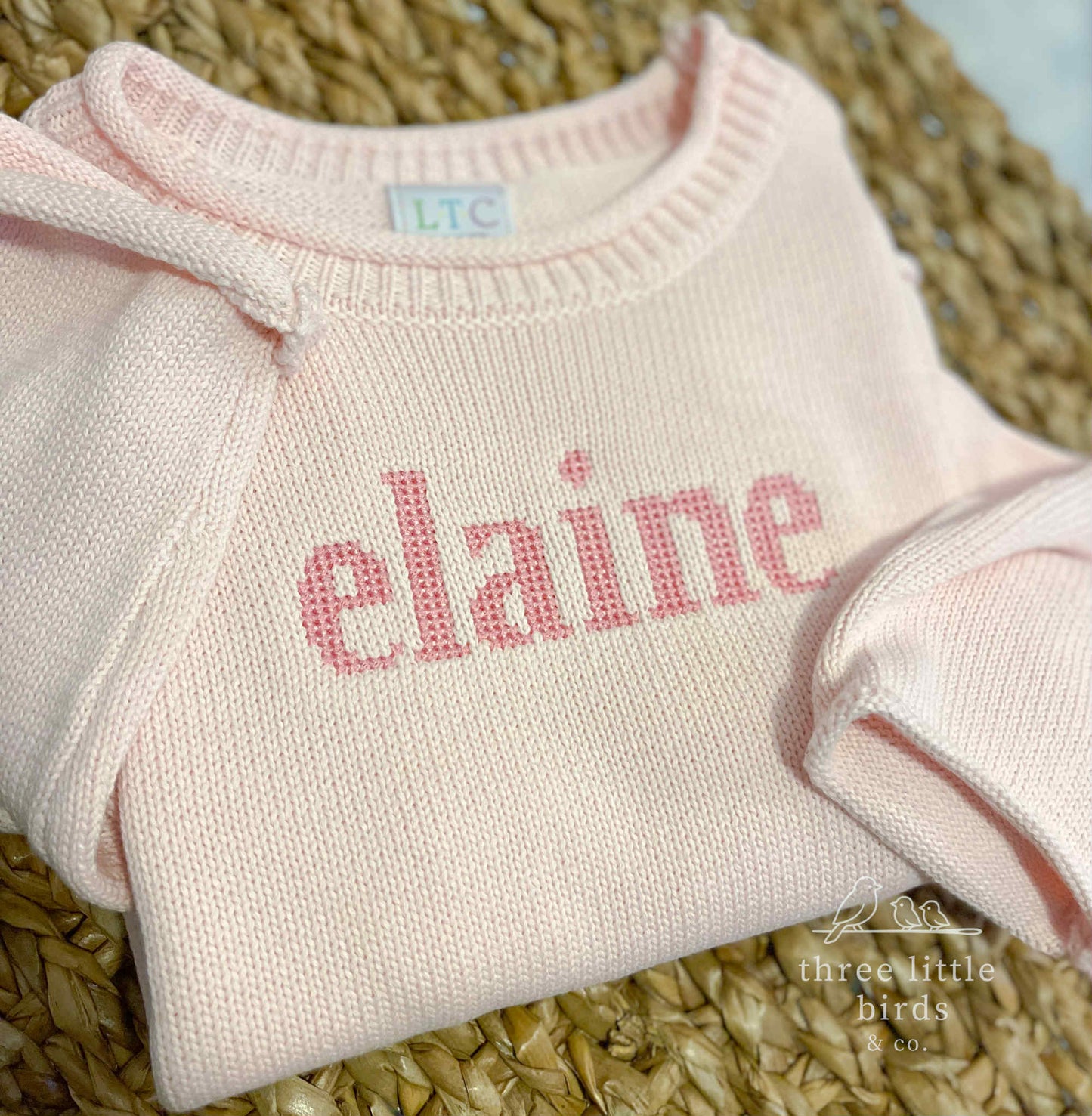 Cross Stitch Style Roll Neck Sweater