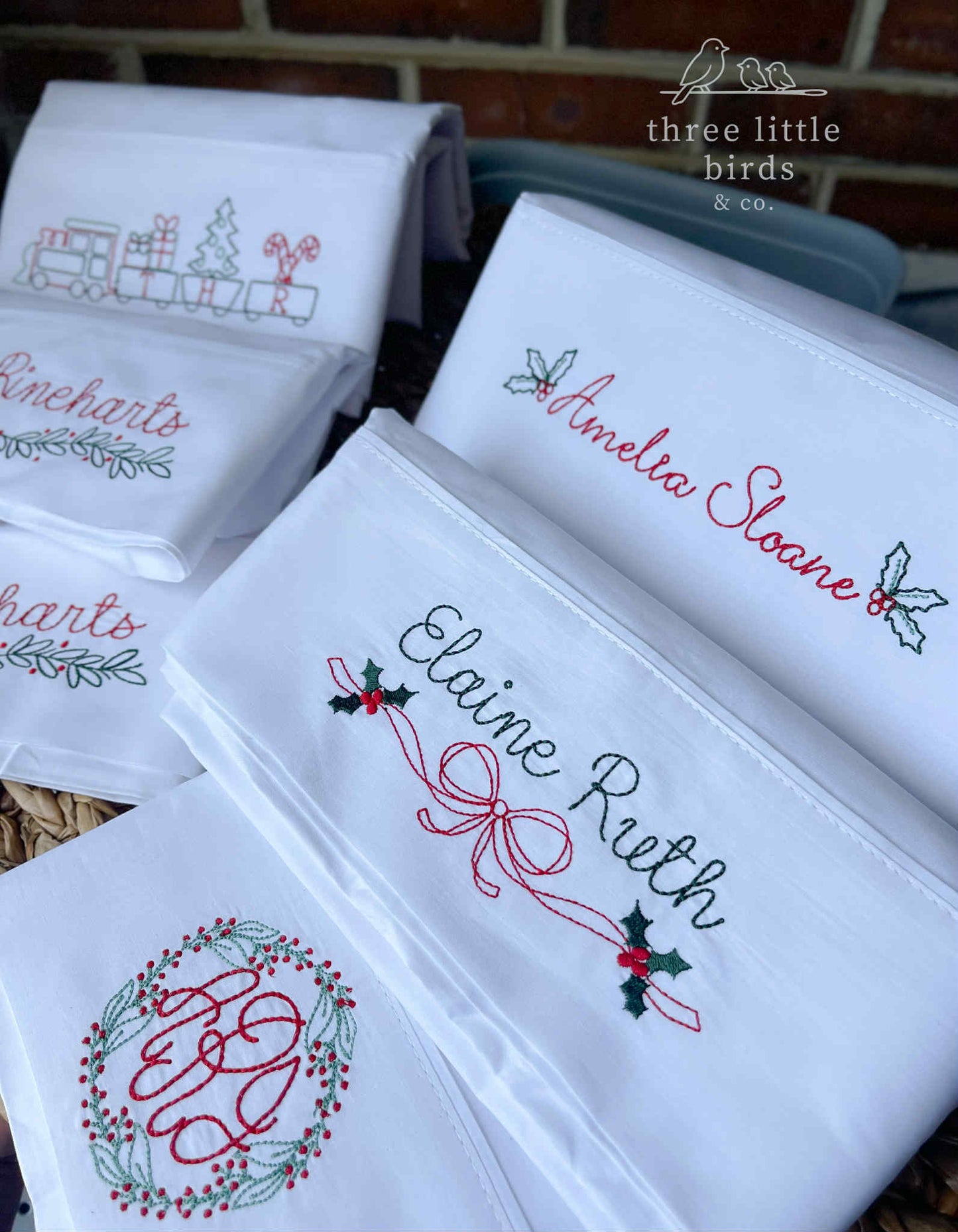 Christmas Memories Heirloom Pillowcase