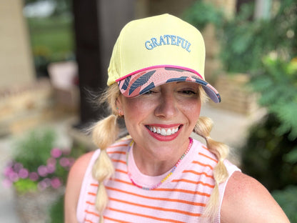 Grateful Yellow/Camo Hat