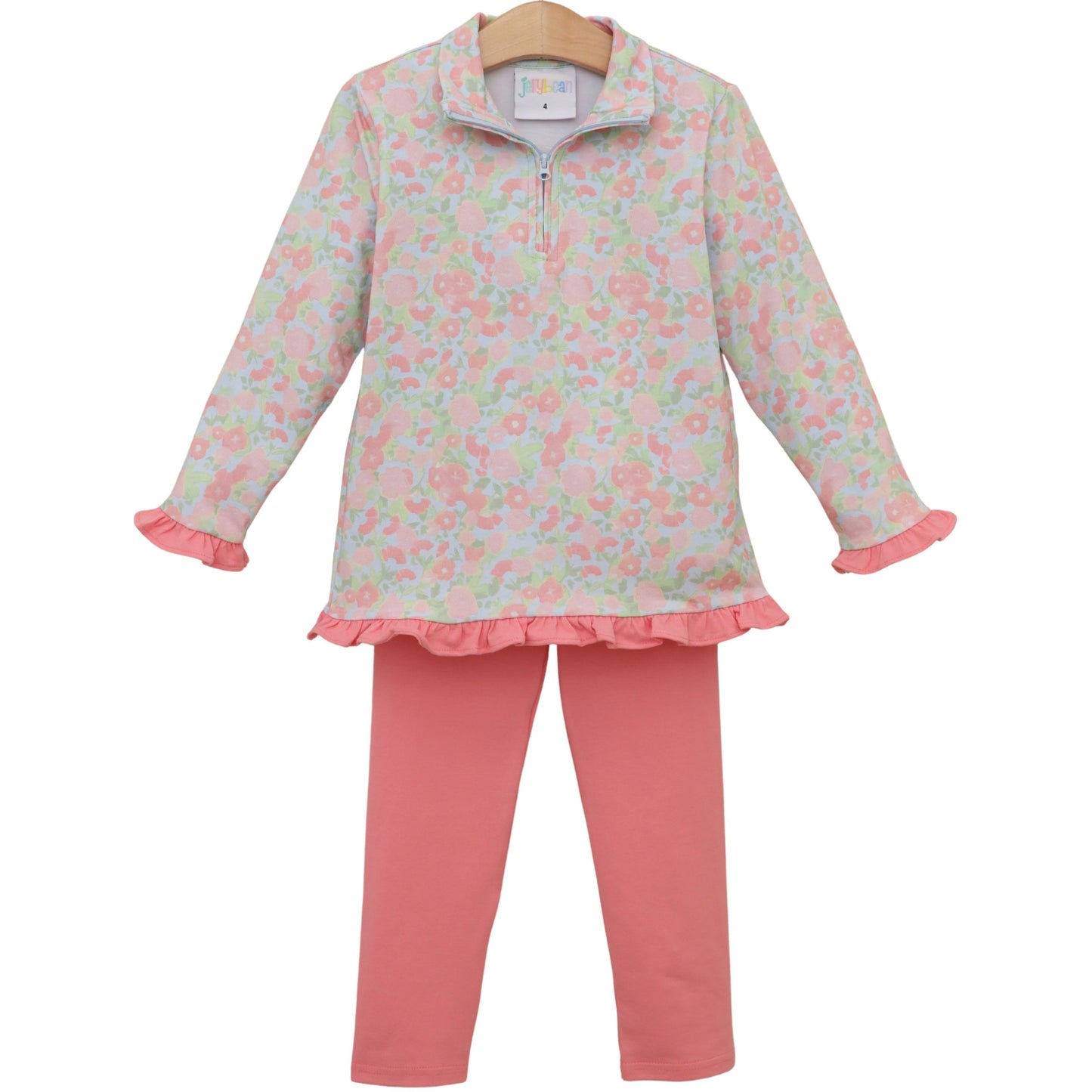 Cottage Blooms Elise Ruffle Pullover Set