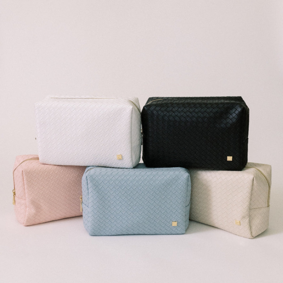 LUXE EVERYDAY Cosmetic Bag - WOVEN SHELL