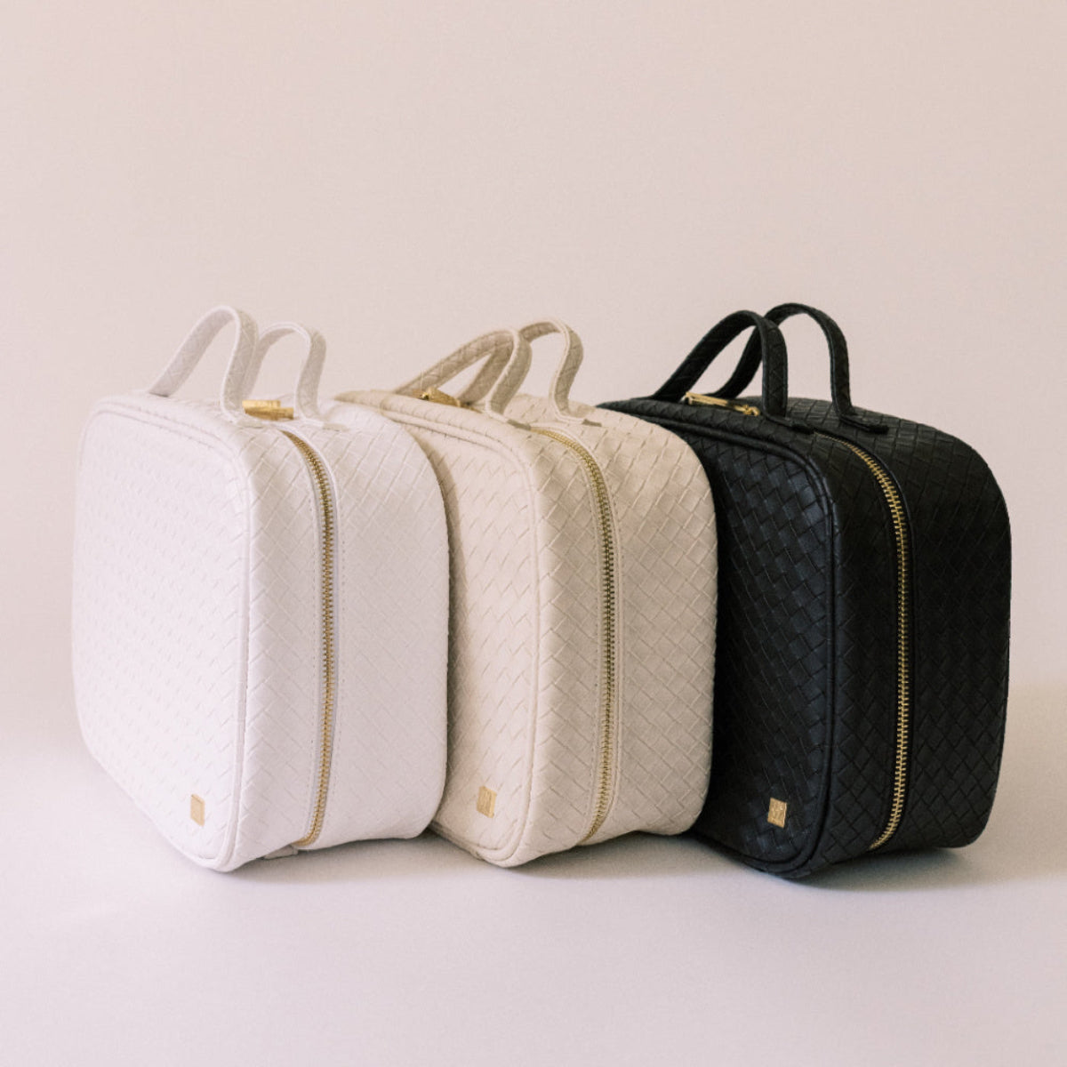 LUXE TRVL2 Cosmetic Toiletry Case - WOVEN SAND